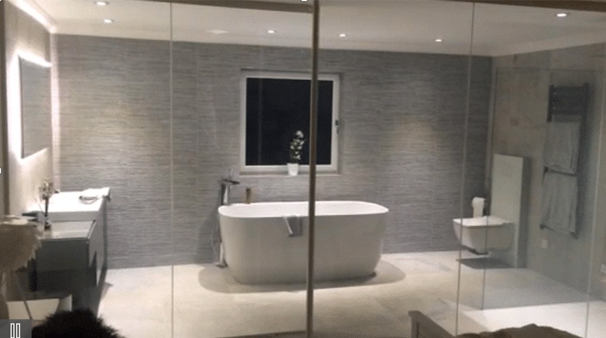Luxury Villa Bathrooms: The Smart Glass Transformation